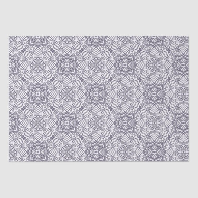 Seda Papel de ajuste de Mandala (Anverso)