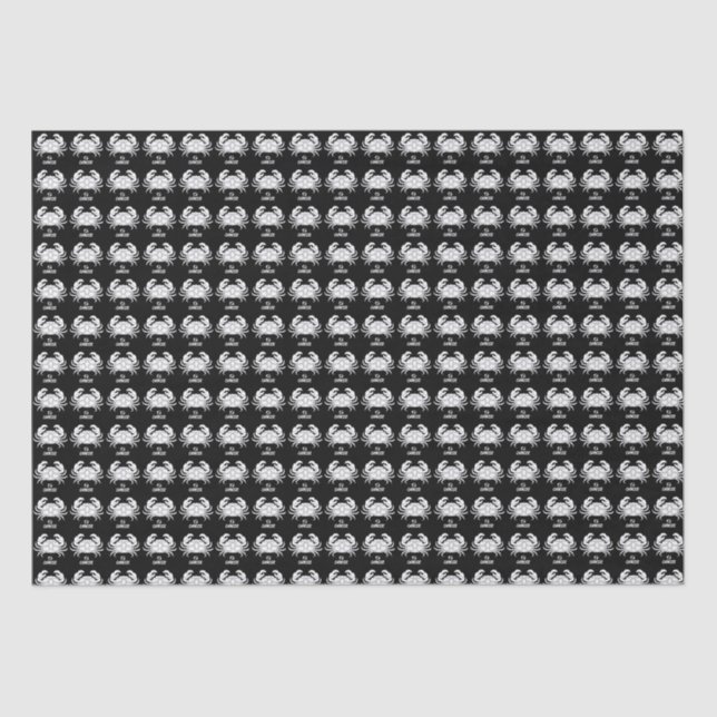 Seda Papel de ajuste de silueta de cáncer (Anverso)
