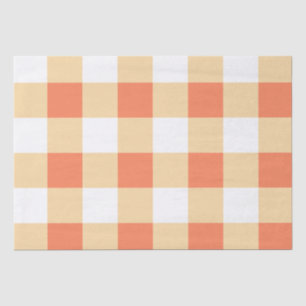 Seda Papel de ajuste del patrón de Gingham