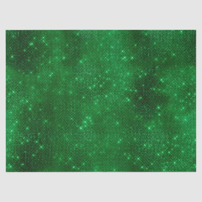 Seda Papel de aluminio verde brillante (Anverso)