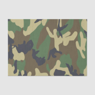 Seda Papel de árbol de camo