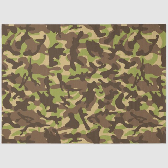 Seda Papel de árbol de camuflaje en cascada (Anverso)