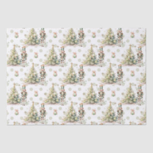 Seda Papel de árbol de navidad para nucracker
