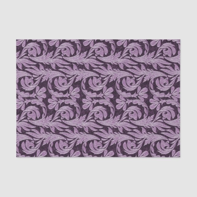 Seda PAPEL DE BRAZO DE PURPLE-TISSUE DE DOS OLAS metáli (Anverso)