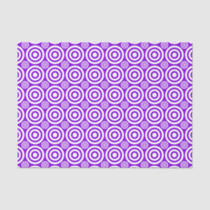 SEDA PAPEL DE BRAZO DE TEJIDO BLANCO-PURPLE