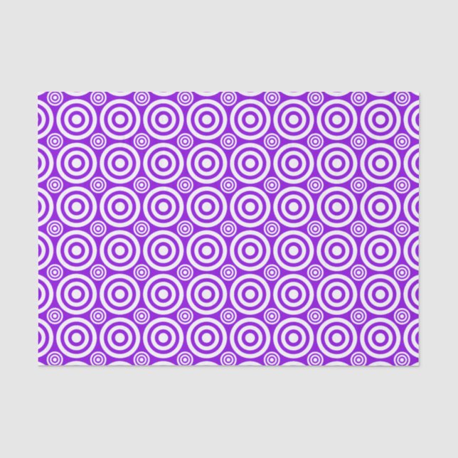 SEDA PAPEL DE BRAZO DE TEJIDO BLANCO-PURPLE (Anverso)