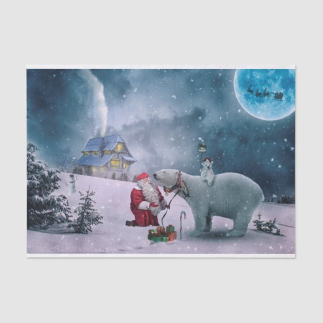 Seda Papel de cola de Santa (Anverso)