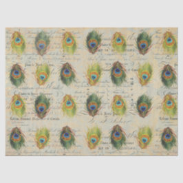 Seda Papel de Complimentry Decoupage de las Ephemeras