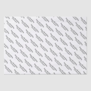 Seda Papel de cumpleaños feliz en blanco y negro modern