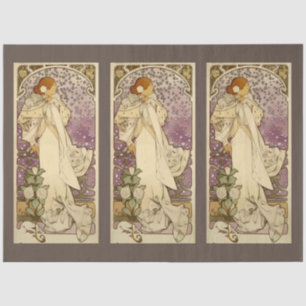 Seda Papel de debate Art Nouveau Lady 11
