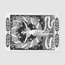 Seda Papel de debate Art Nouveau Lady 17