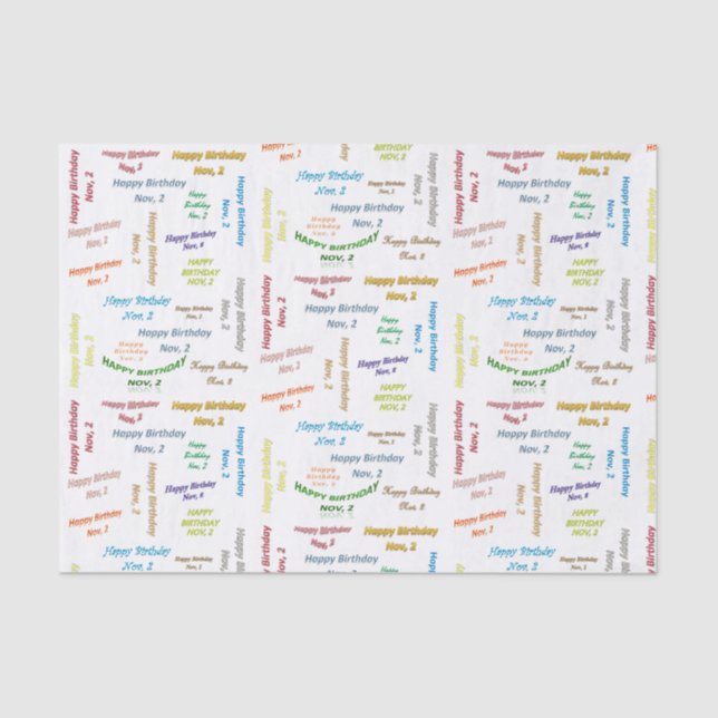 Seda Papel de debate de cumpleaños (Anverso)
