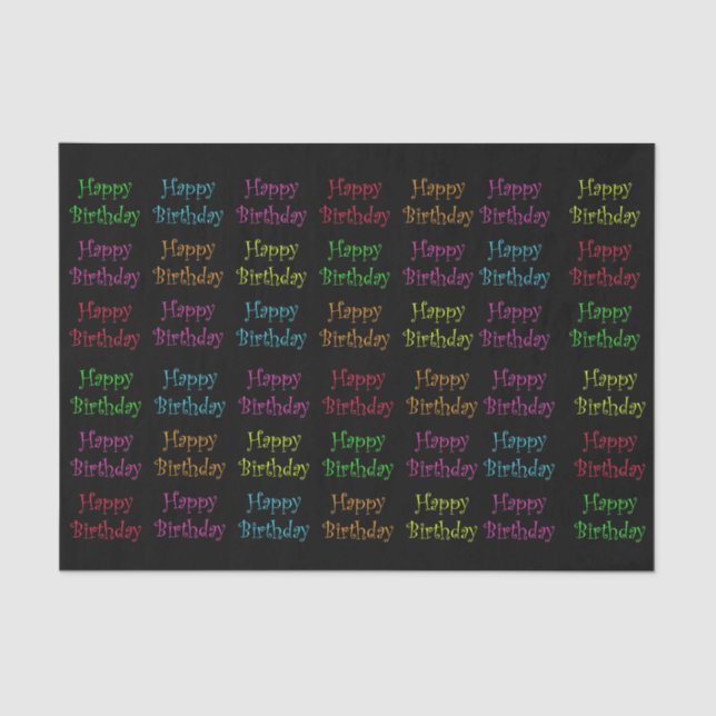 Seda Papel de debate de cumpleaños feliz (Anverso)