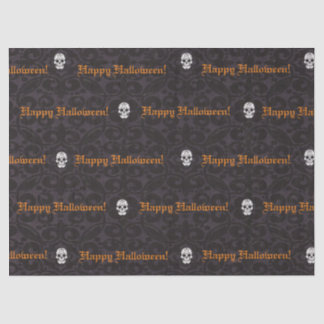 Seda Papel de debate de Halloween Happy Skulls