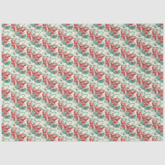 Seda Papel de debate de Santa Navidades retro vintage
