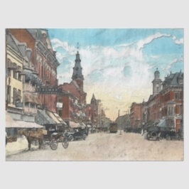 Seda Papel de debate en el centro histórico de Ohio