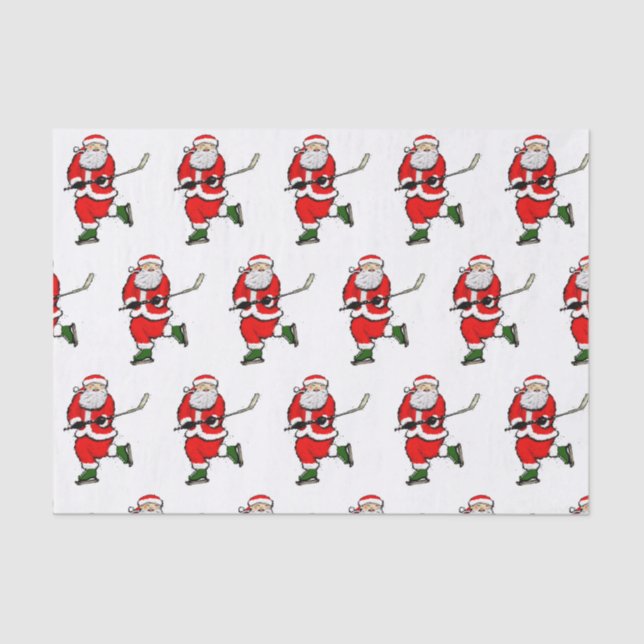 Seda Papel de debate navideño para Navidades de hockey (Anverso)