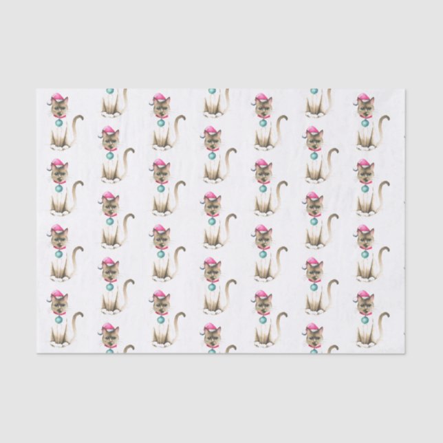 Seda Papel de debate para gatos Navidades de Samiese (Anverso)