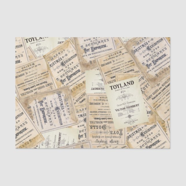 Seda Papel de debate para los Navidades de Toyland (Anverso)