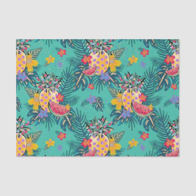 Seda Papel de debate para Navidades de vacaciones tropi (Anverso)