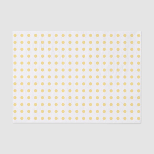 Seda Papel de debate polkadots amarillo (Anverso)