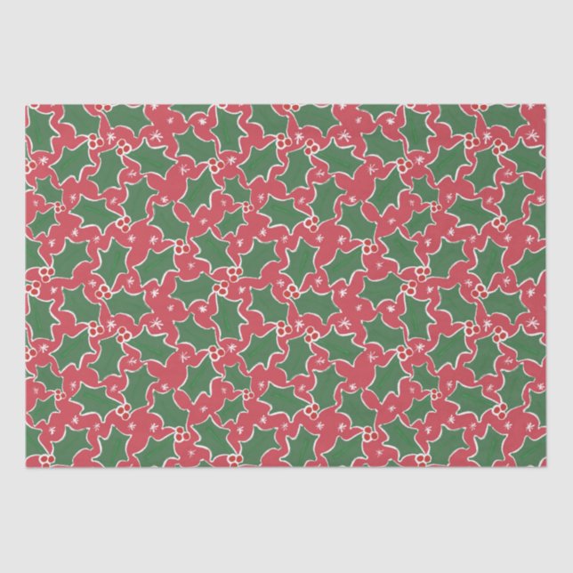 Seda Papel de debate sobre los Navidades Red and Green  (Anverso)