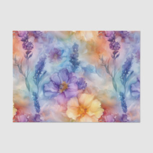 Seda Papel de decodificación de flor silvestre de ensue