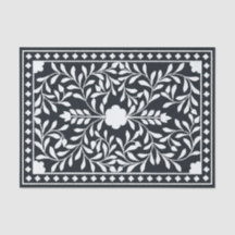 Papel de Decoupage con Incisión de Hueso Tradicion