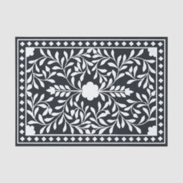 Seda Papel de Decoupage con Incisión de Hueso Tradicion