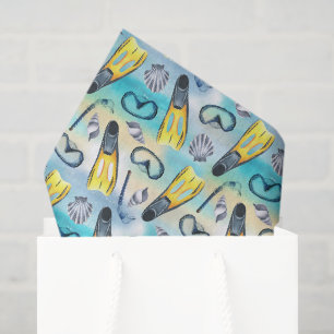 Seda Papel de Decoupage de Buceo, Snorkel