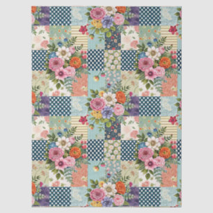 Seda Papel de Decoupage de Flores de Acuarela de Primav