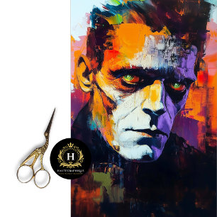 Seda Papel de Decoupage de Frankenstein