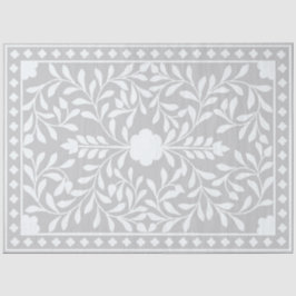 Seda Papel de decoupage de hueso con incrustaciones tra