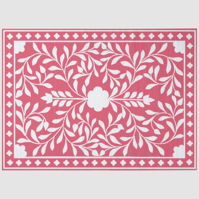 Seda Papel de decoupage de hueso tradicional de frambue (Anverso)
