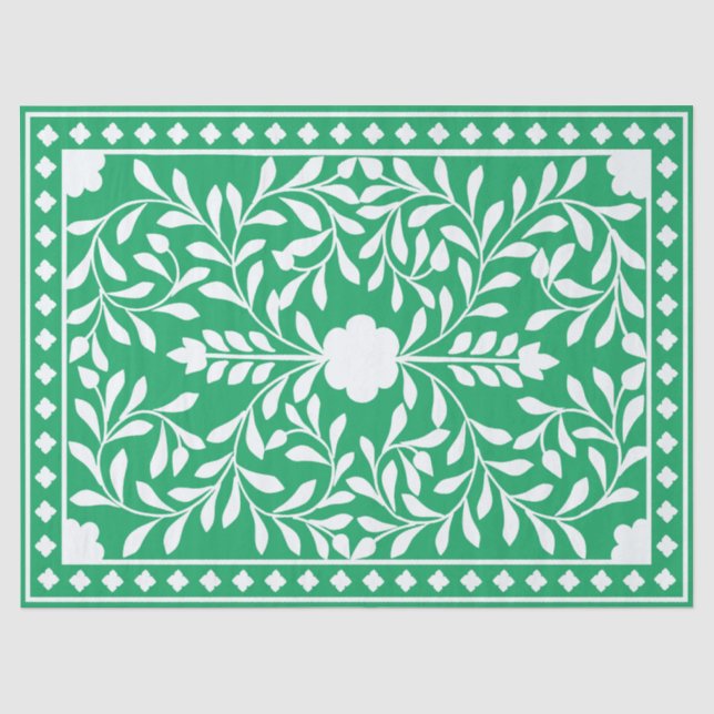 Seda Papel de decoupage de incrustación de hueso tradic (Anverso)
