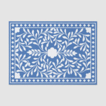 Papel de decoupage de incrustación de hueso tradic