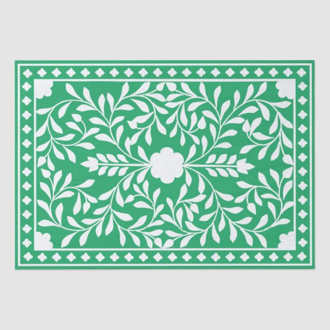 Seda Papel de Decoupage de Incrustación de Hueso Tradic (Anverso)