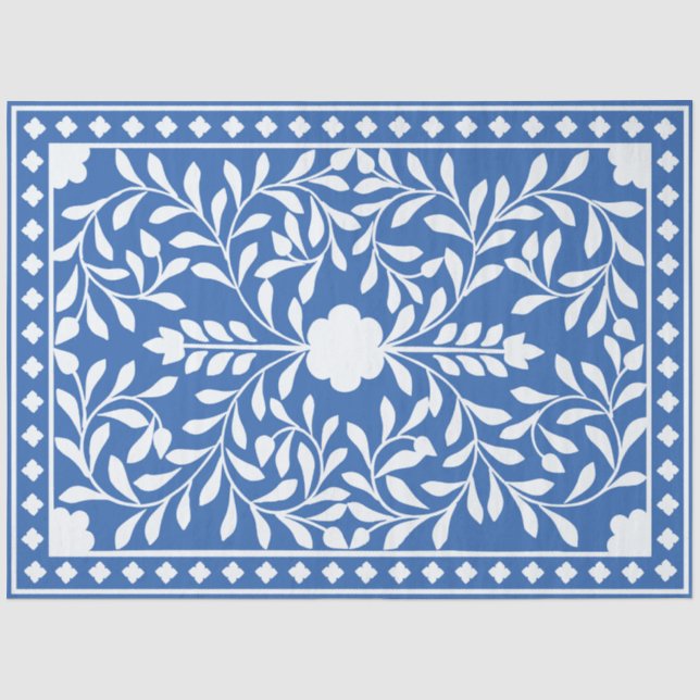 Seda Papel de decoupage de incrustación de hueso tradic (Anverso)