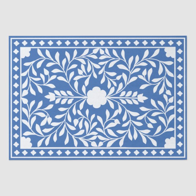 Seda Papel de Decoupage de Incrustación de Hueso Tradic (Anverso)