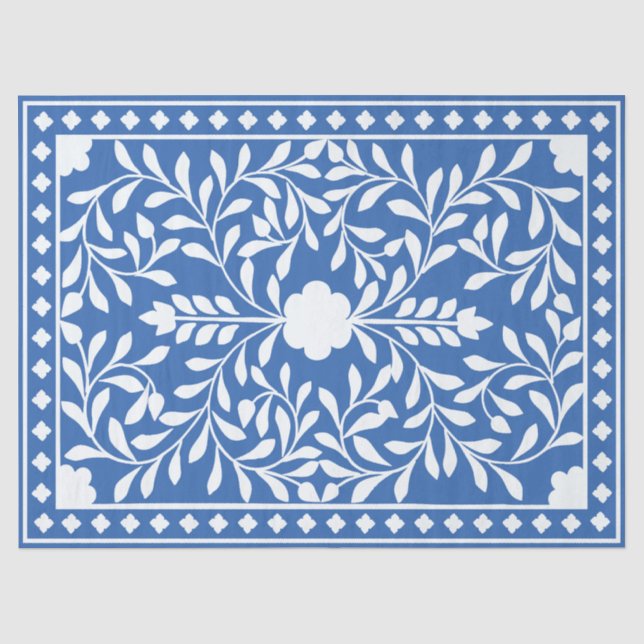 Seda Papel de decoupage de incrustación de hueso tradic (Anverso)