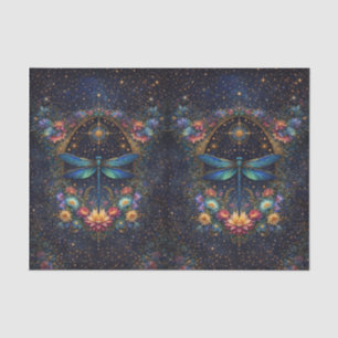 Seda Papel de Decoupage de Libélula Boho Caprichoso Col