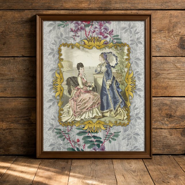 Seda Papel de Decoupage de Moda Costera Victoriana Fran (Subido por el creador)