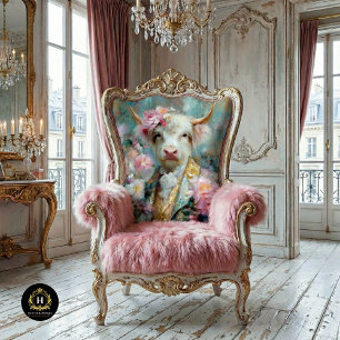 Seda Papel de Decoupage de Muebles con Vaca de las Tier