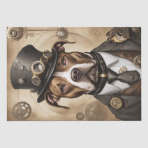 Seda Papel de Decoupage de Pitbull Steampunk
