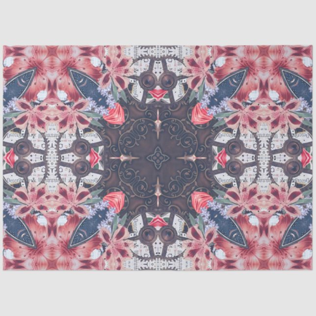 Seda Papel de decoupage de Steampunk para aplicaciones  (Anverso)