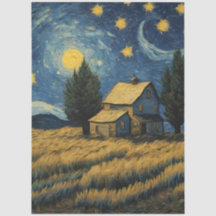 Papel de decoupage granja rústica