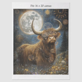 Seda Papel de Decoupage Steampunk Highland Celestial Mo