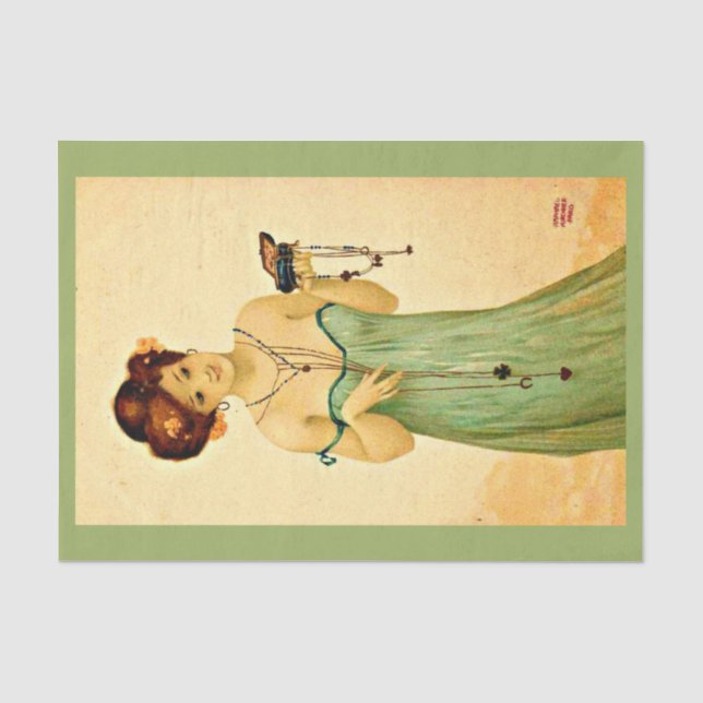 Seda Papel de desahucio 10"x15" - Raphael Kirchner 10 (Anverso)