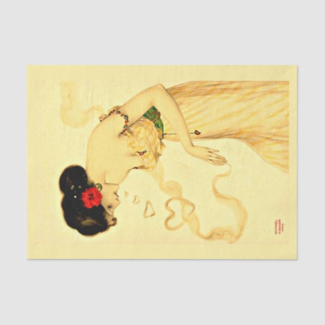 Seda Papel de desahucio 10"x15" - Raphael Kirchner 24 (Anverso)