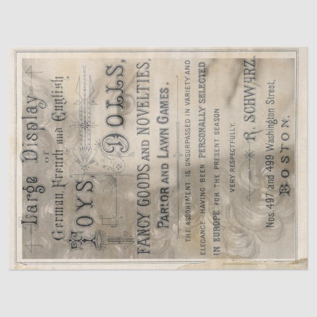 Seda Papel de desalojo de Navidades de muñecas (Anverso)